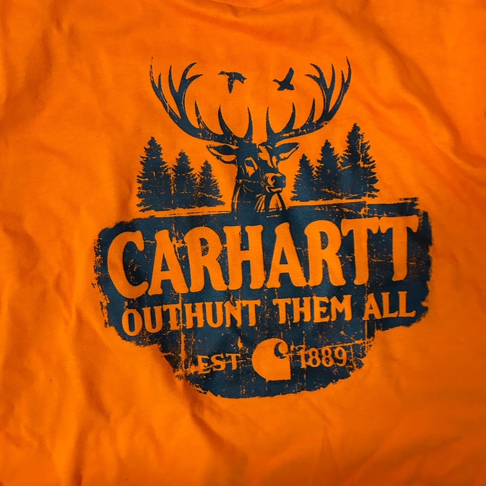 NWT Boys Carhartt long sleeve shirt size L 14/16.